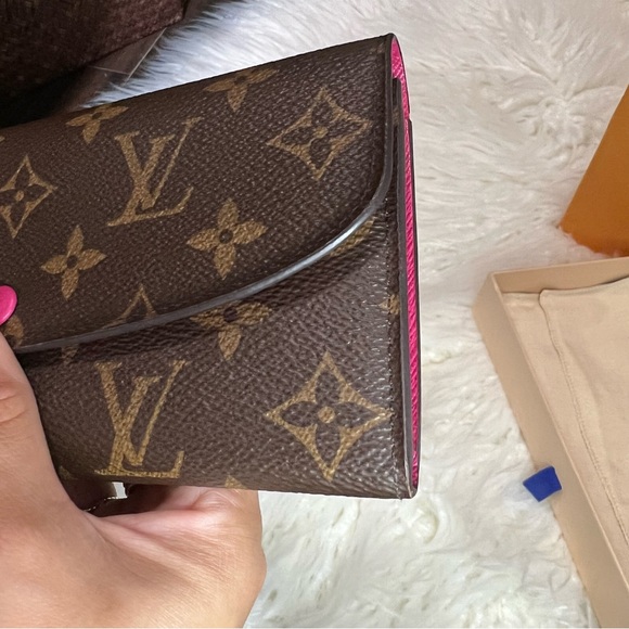 Louis Vuitton Emilie Monogram Wallet Hot Pink Interior Rare Color - Picture 12 of 16